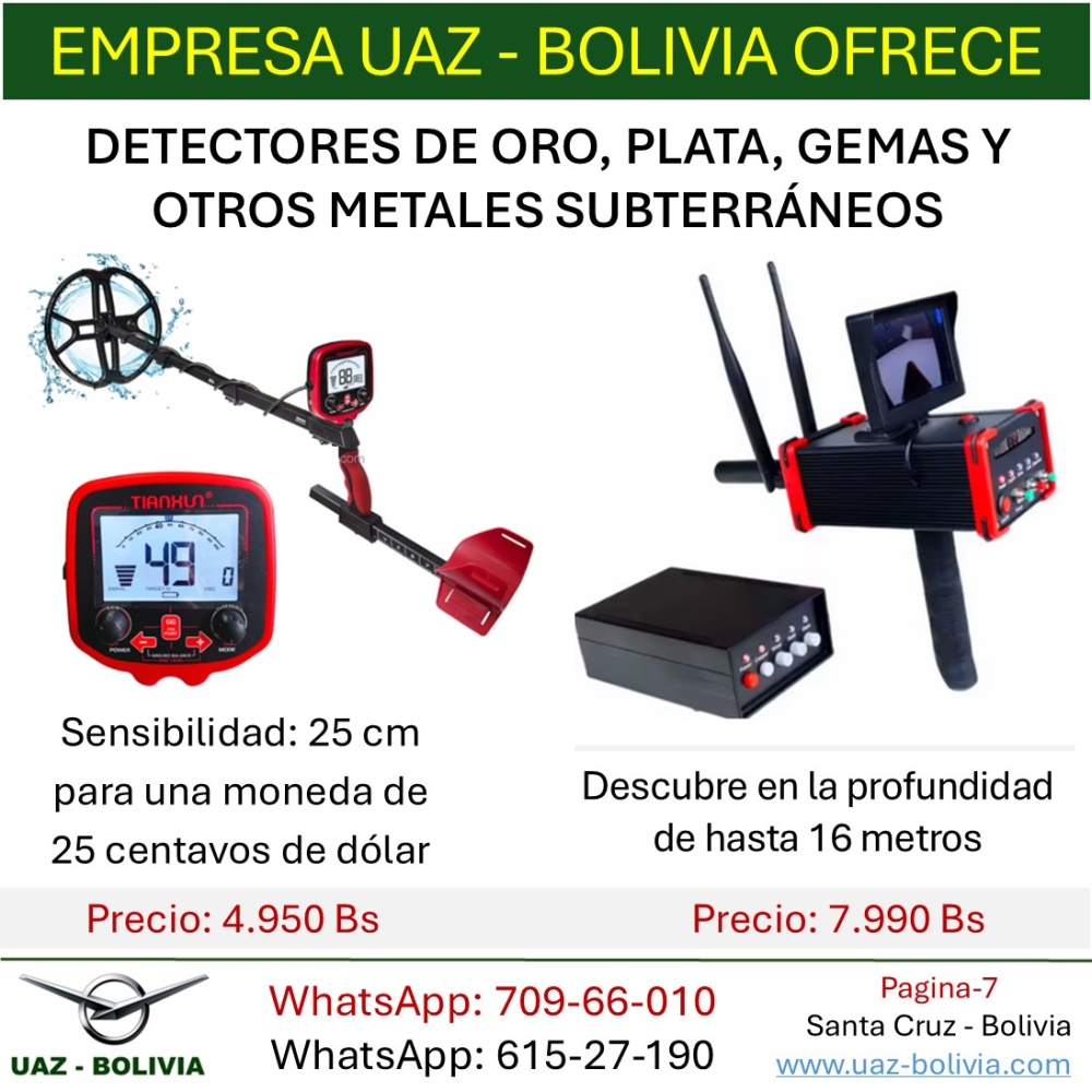 imagen de Detectores de oro y otros metales